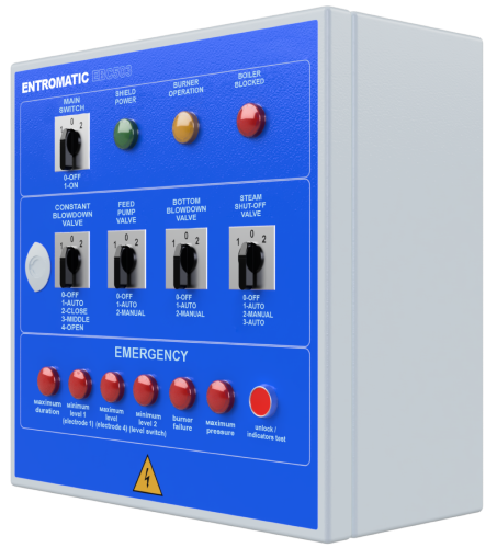 Analogue control system for a steam boiler (ENTROMATIC 503)